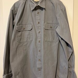 Cabela's Stonewash Canvas Shirt Tall Large